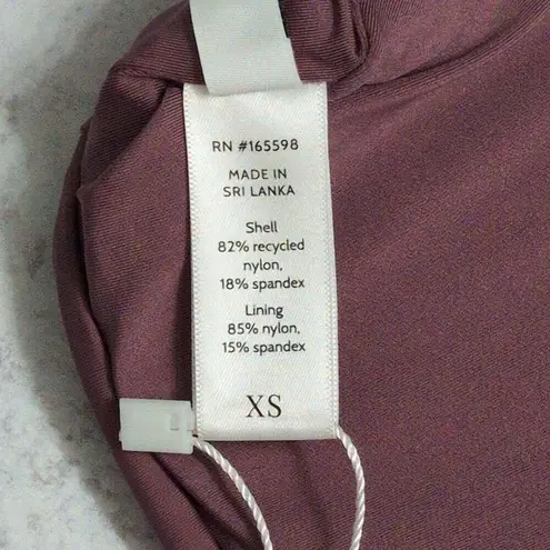 ANDIE Swim The Snap Scoop Top Cactus Flower Strappy Solid Bikini Top XS NWT