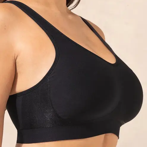 Truekind Daily Comfort Wirefree Shaper Bra Black 2XL Size 2X