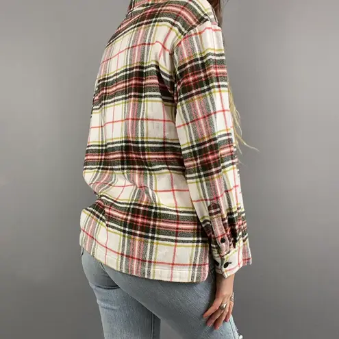 Denim & Co . Retro Flannel Shacket