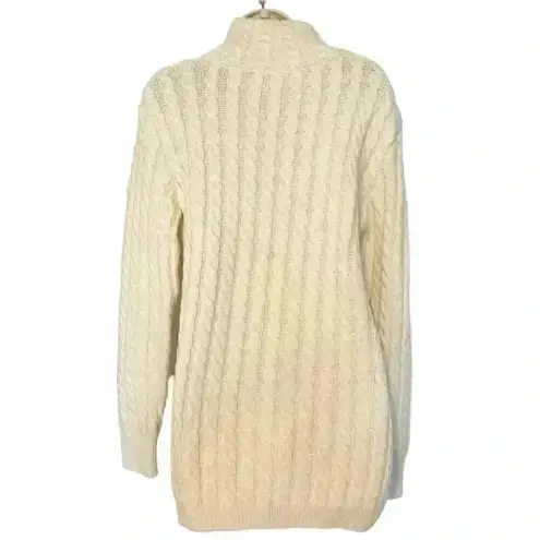 Tory Burch  Nel Turtleneck Sweater Diamond Intarsia Runway Size Large