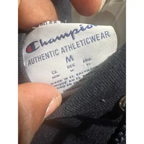 Champion  KU Jayhawks Hoodie Women’s M Blue 1941 Logo Kansas Pullover Sweatshir