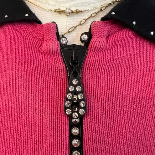 Vintage Yorkie Dog Rhinestone Jacket B