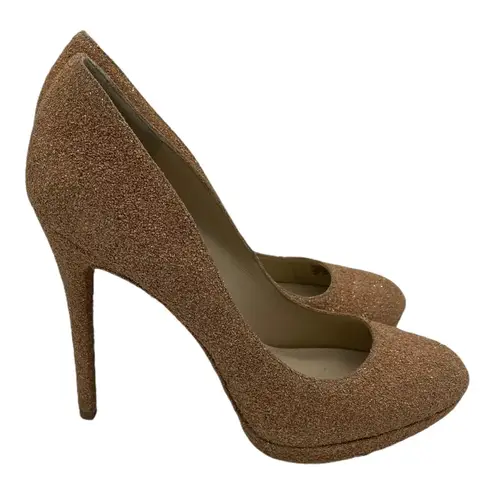 Brian Atwood B  Bffredrique Metallic Cork Pumps 9.5