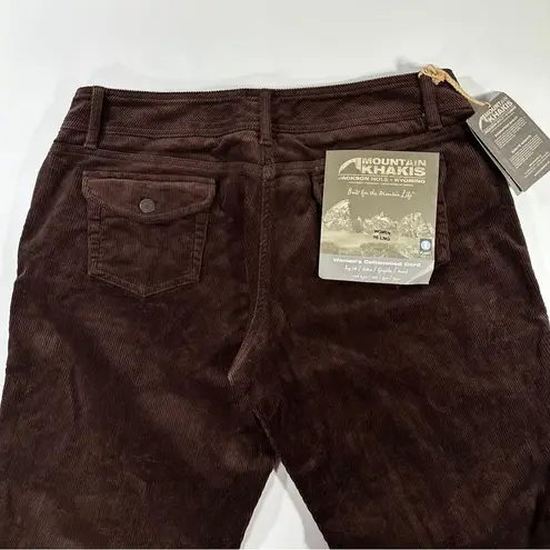 NWT Mountain Khakis Women’s Cottonwood Cord Corduroy Pant Womens Size 16 LNG Brown