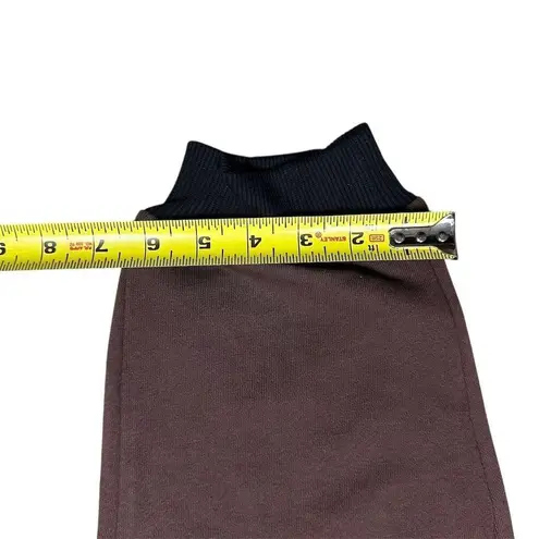 We Wore What NWT Women's Slim Leg Jogger Pants M Brown/Black Colorblocked