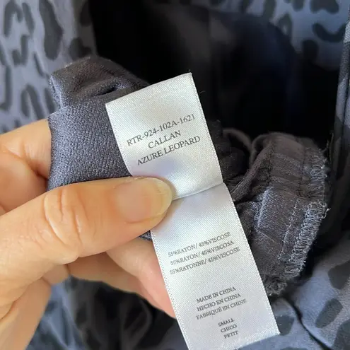 Rails  charcoal leopard jumpsuit