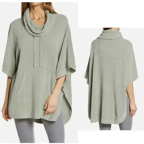 Barefoot Dreams Weekend Poncho In Wave xxs