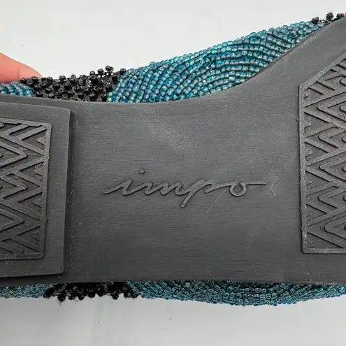 Impo Sequin Beaded Embellished Ballet Flats Colorful Slip On Shoes