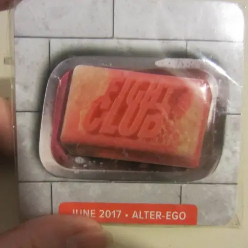 Loot Crate DX Fight Club Pin Soap Replica June 2017 Alter Ego Pink