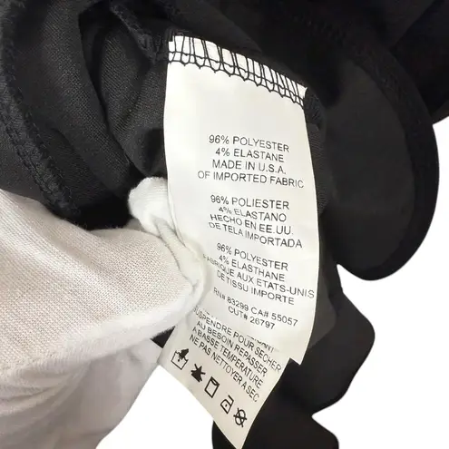 Jump Apparel Women’s Bodycon Ruffle Hem Mini Dress Black Size S