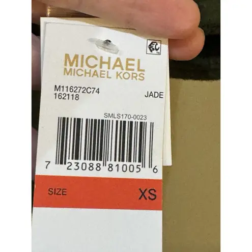 Michael Kors Michael  Petite Size XS Single Breasted Over Coat In Jade $360