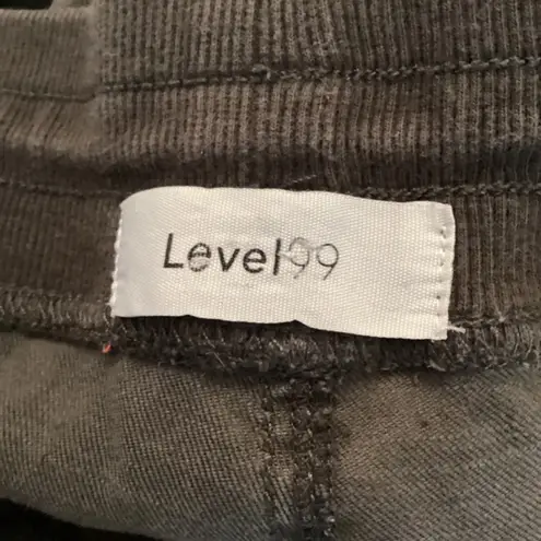 Level 99 Gabrielle Jogger Pants Size Small Camo Linen Tencel Lyocell Mid