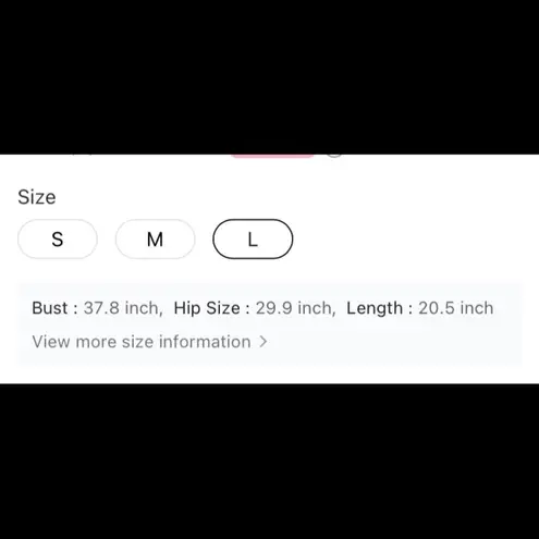 Soft Pink Sheer Garden Lingerie Sz L Size L