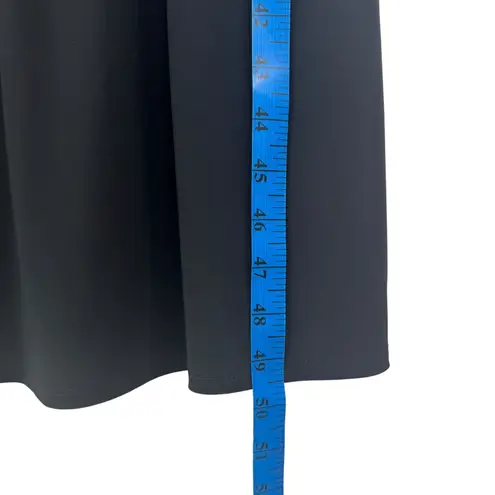 Babaton Aritzia Drop Waist Dress Black Flowy Scoop Back Sleeveless Stretchy XS