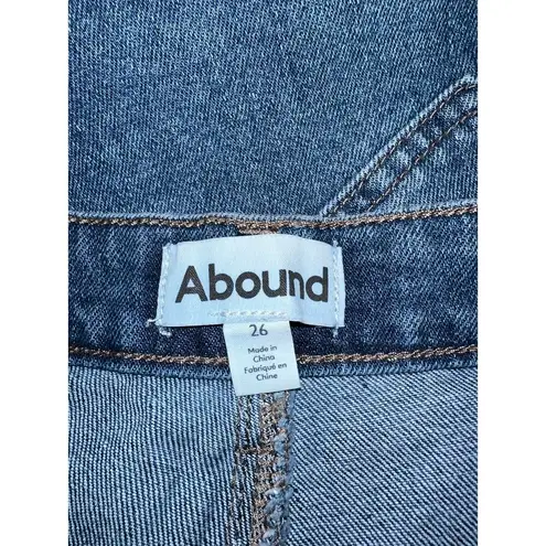 Abound  Button Fly High Rise Jeans Size 26 NWT