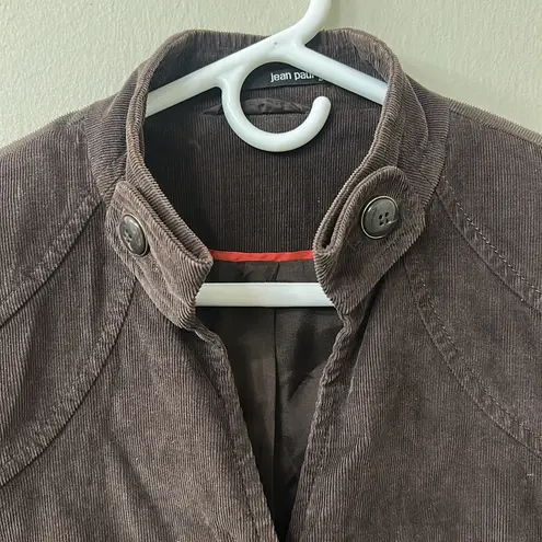 Jean Paul Berlin Brown Corduroy Jacket Size 10