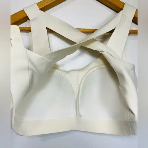 Lululemon  Enlite Bra 32C Cream White Crisscross Back