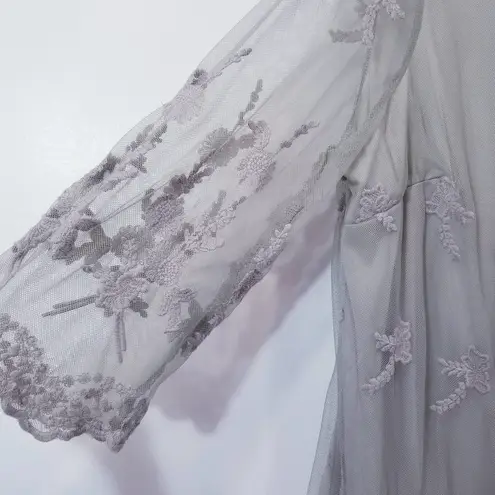 Forgotten Grace Lace Embroidered Tunic Blouse