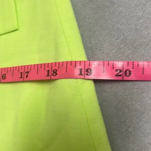 We Wore What Womens Small Blazer Suit Mini Skirt Sharp Green Pockets Stretch NWT