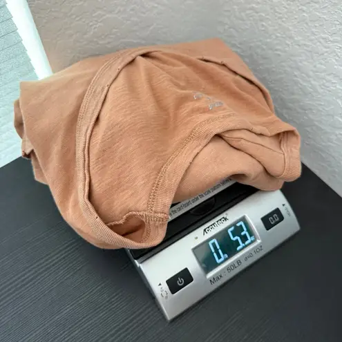 Aerie  Orange Distressed Oversized Short Sleeve Tee Women's Size Medium