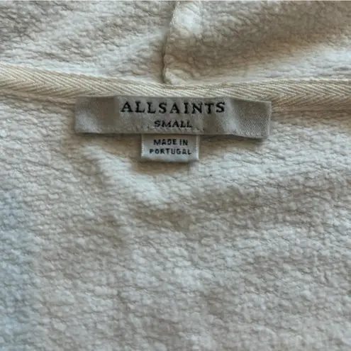 All Saints Ivy Drape Cardigan in Ivory