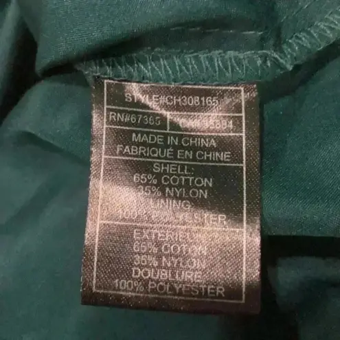 ⭐️ Cupcakes & Cashmere forest green Spence lace long sleeve dress in size 2 Blue