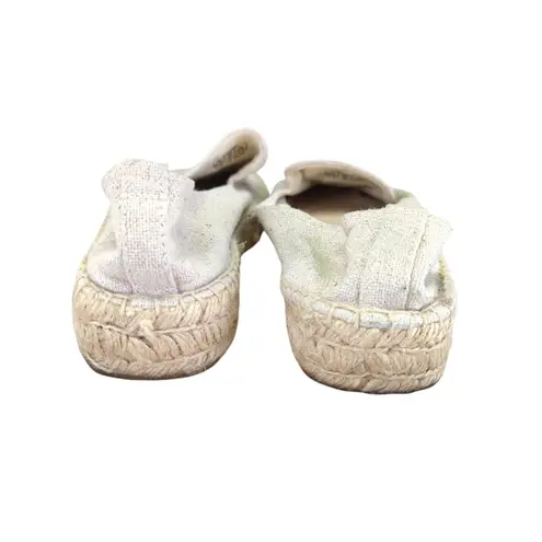 Soludos Women's Canvas Espadrille Flats Cactus Embroidery 8.5 Casual Southwest