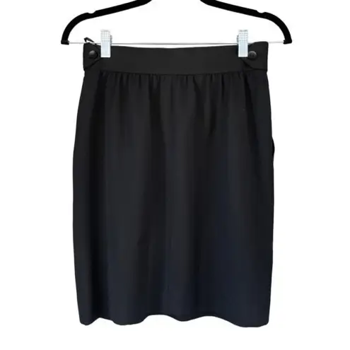 T4 VTG ESCADA BY MARGARETHTHA LEV Sheath Pencil Skirt Made in Germany Size 38 Black Size M - Image 5