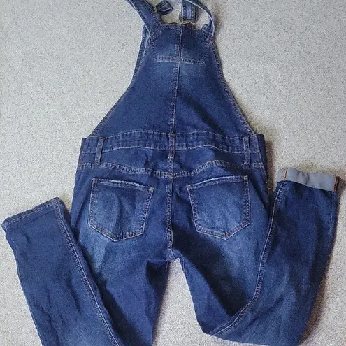 S.O.N.G.Maternity Women's Denim Overalls Size S Maternity Blue