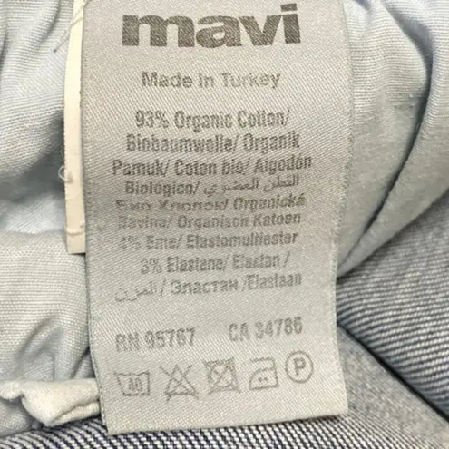 Mavi Maria Slit Women's Blue High Rise Distressed Flare Bootcut Denim Jeans 26