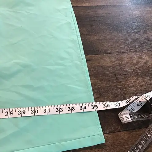 Ezra Aqua Dress Adjustable Sleeves Missing Label