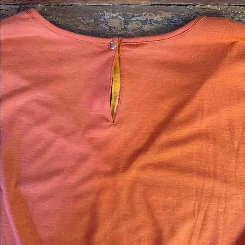 Soft Surroundings Roslyn Short Sleeve Jersey Jumpsuit in Rust ~ Size Small 💚🍄 - Image 7