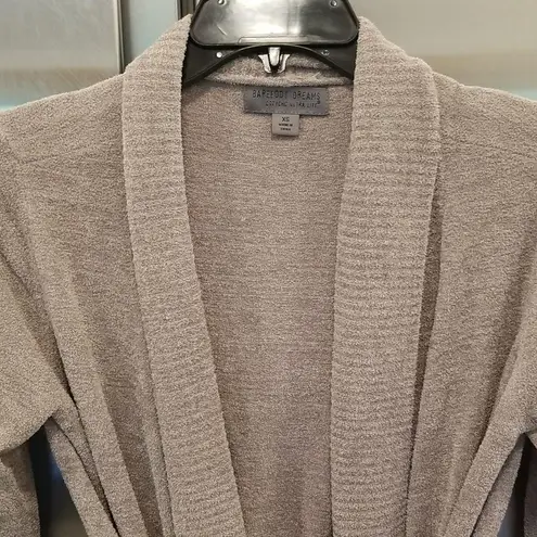 Barefoot Dreams 💕💕 CozyChic Drape Rib Cardigan Ultra Lite Beach Rock XS NWOT