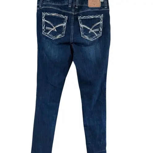 Amethyst Jeans Blue Denim Ankle Cropped