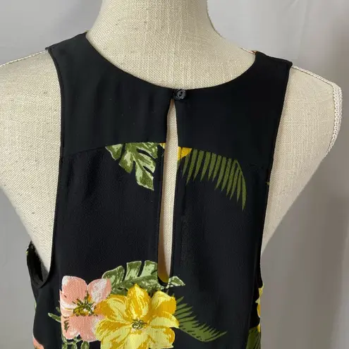 Sophie Rue semi sheer floral tank size large
