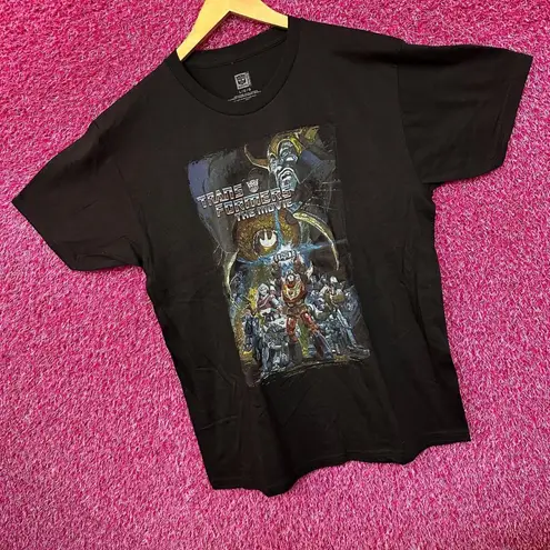 Transformers the Movie Classic Promo Film Poster Tee L