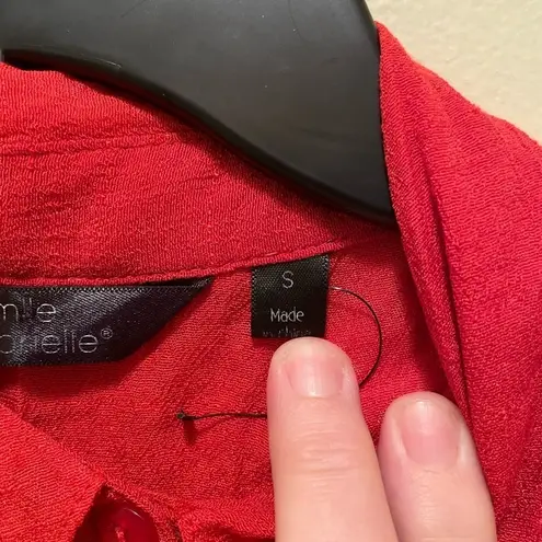 Mile Gabrielle Flowy Red Tank Dress Size Small