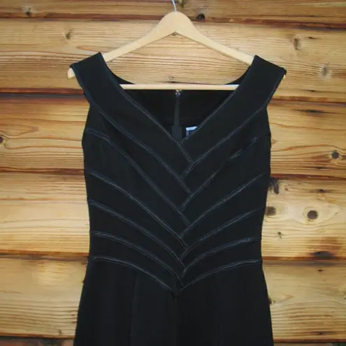 Tadashi Shoji Vintage 90's Black Gown Dress