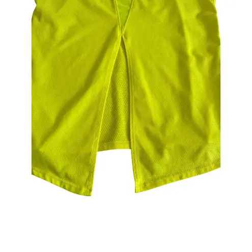 LUCKY IN LOVE X Bethanie Mattek Sands Court Worn Yellow Tank Top Size Small