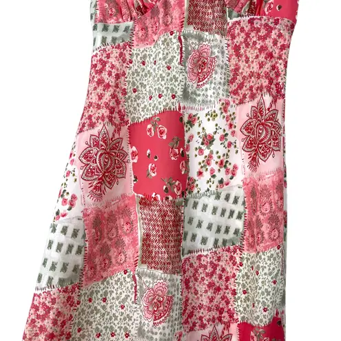 Tall Girl Vintage Women’s Size 10 Dress Floral Patchwork Fairy Cottagecore Boho