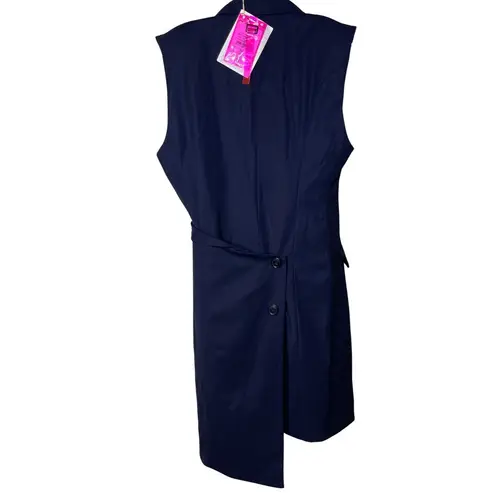 NWT Natasha Zinko 100% wool sleeveless wrap around mid - Image 4