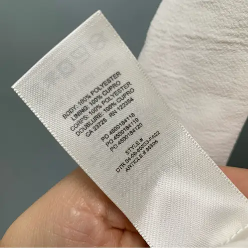 Wilfred Aperature Tie-Back Mini Dress in White 16