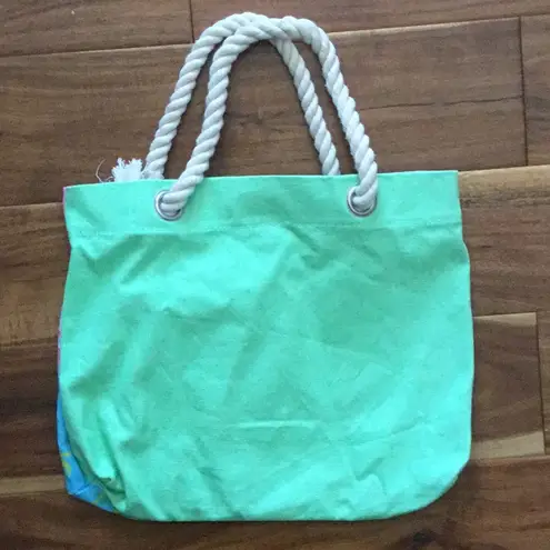 Cute Canvas Tote Bag Green