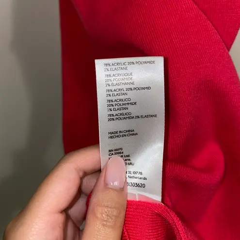 Anthropologie NWT $68  Raspberry Rashida Pullover Square Neck Sweater Tank M