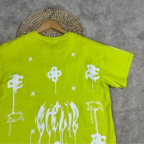 Urban Outfitters  Billie Eilish Exclusive Allover Print Tee Baggy Neon Green L