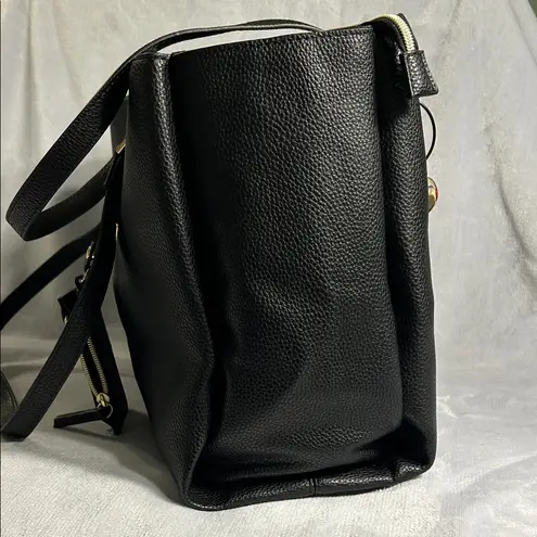 Swiss Gear RosaLyn 14” Laptop Black Leather Tote Bag