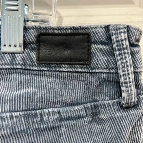 Dear John  Joyrich Comfort Skinny Distressed Cut Off Split Hem Gray Corduroy‎ 32