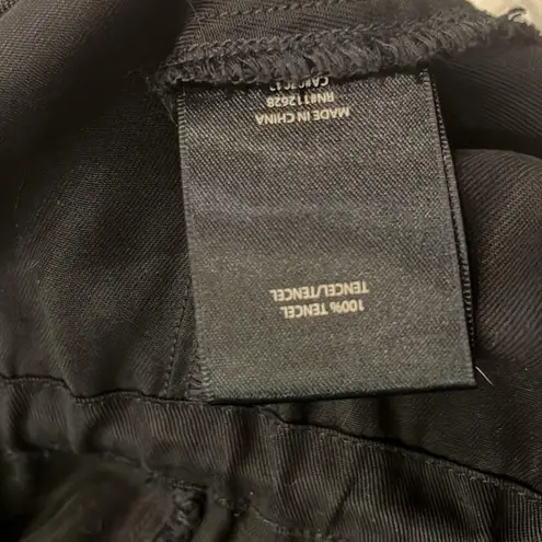 Tahari NWT soft tencel open front cinch waist vest S