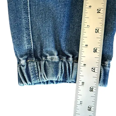 Risen Jeans Style RDP5652 | Utility Cargo Jogger Denim Pants Women’s Size 1/25 Blue