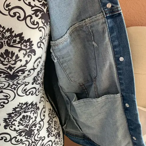 FOR THE REPUBLIC Blue Jean jacket size L
